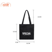 Túi tote form A4 đen