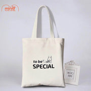 Túi tote form A4 trắng