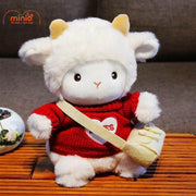 Bé cừu áo len đeo túi