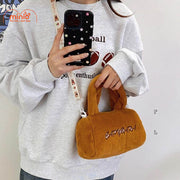 Túi đeo lông Capybara dây vải