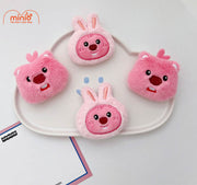 Cài áobalo bông Loopy thỏ hồng