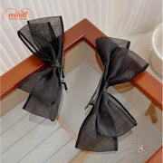 Kẹp mỏ vịt nơ voan