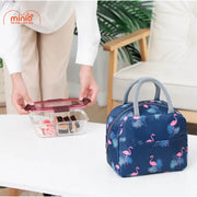 Túi giữ nhiệt đựng hộp cơm hồng hạc