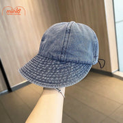 Nón jeans bucket dáng lưỡi trai