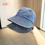 Nón jeans bucket dáng lưỡi trai