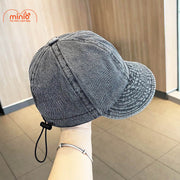 Nón jeans bucket dáng lưỡi trai