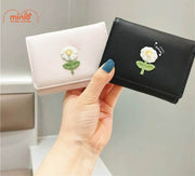 Ví gấp 3 hoa nhuỵ ngọc trai