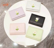 Ví gấp 3 hoa nhuỵ ngọc trai