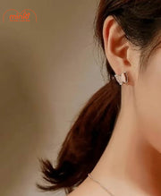 Set 3 đôi bông tai bướm titan