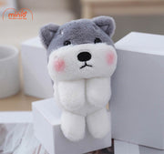 Móc khoá chó ngồi đuôi kêu