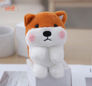 Móc khoá chó ngồi đuôi kêu