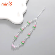 Dây đeo điện thoại hạt cườm