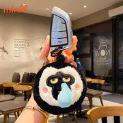 Móc khóa khỉ Saki mũi xanh