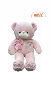 Gấu nơ thêu chân