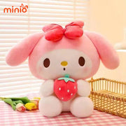 Thú bông Sanrio ôm dâu nhỡ