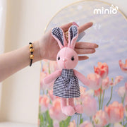 Móc khoá thỏ thơm váy kẻ UX