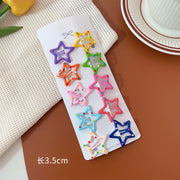 Vỉ 4 kẹp mái ngôi sao chấm bi VP