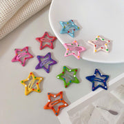 Vỉ 4 kẹp mái ngôi sao chấm bi VP