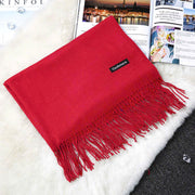 Khăn vải dạ dài màu trơn