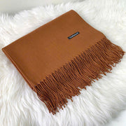 Khăn vải dạ dài màu trơn