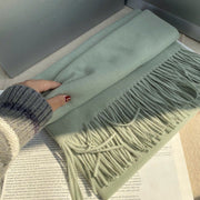 Khăn vải dạ dài màu trơn