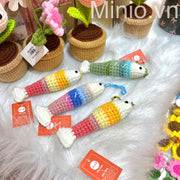 Móc khóa len cá treo gió