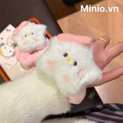 Scrunchies nhung Hello Kitty