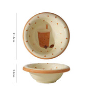 Chén đựng nước chấm họa tiết bánh