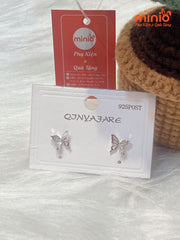 Bông tai xi 925 bướm 048/3MH