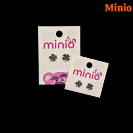 Bông tai titan cỏ 4 lá