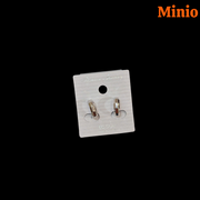 Bông tai xi 925 bấm tròn trơn 0400MH