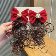 Set 2 kẹp tóc giả cho bé DH